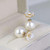 Kate Spade New York Rose Gold Pearl and Flower Reversible Earrings w/ Gift Box Luxe Galaxy