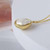 Celine Natural Pearl Oval Shape Gold Pendant Necklace - 18", 20" Luxe Galaxy