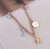 Michael Kors Rose Gold Tone Crystal Celestial Charm Bracelet Luxe Galaxy