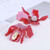Lele Sadoughi Red Paper Lily Small Drop Earrings w/ Gift Box Luxe Galaxy