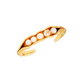 Tory Burch Peapod Pearl Ring - Size 6, Size 7