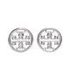 Tory Burch Large Circle Cutout Miller Stud Earrings - Gold, Rose Gold, Silver