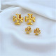 Tory Burch Roxanne Gold Large Stud Earrings - Post Back