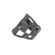 Alexis Bittar Georgian Checkerboard Pave Ring - Silver/Gunmetal - Size 7/8