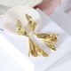 Alexis Bittar Gold Astoria Crumpled Nova Drop Dangle Earrings w/ Gift Box Luxe Galaxy