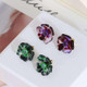 Kate Spade Petal Pushers Green Floral Crystal Stud Earrings w/ Gift box Luxe Galaxy