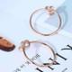 Kate Spade New York Rose Gold Love Me Knot Hoop Earrings On Card w/ Gift Box Luxe Galaxy
