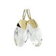 Celine Grands Volumes DIAMANTÉ Gold Crystal Drop Earrings