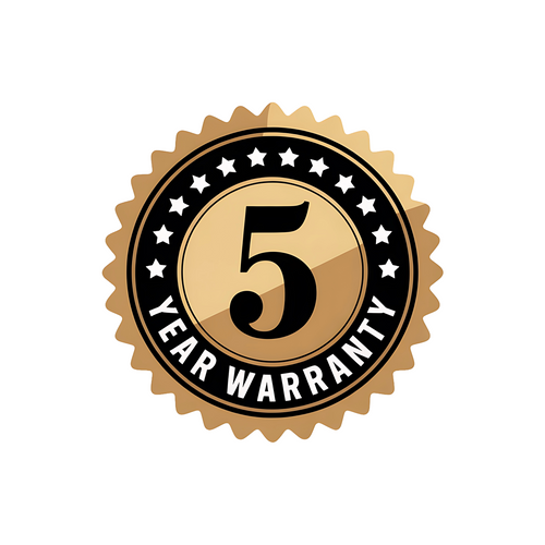 5 Year Warranty