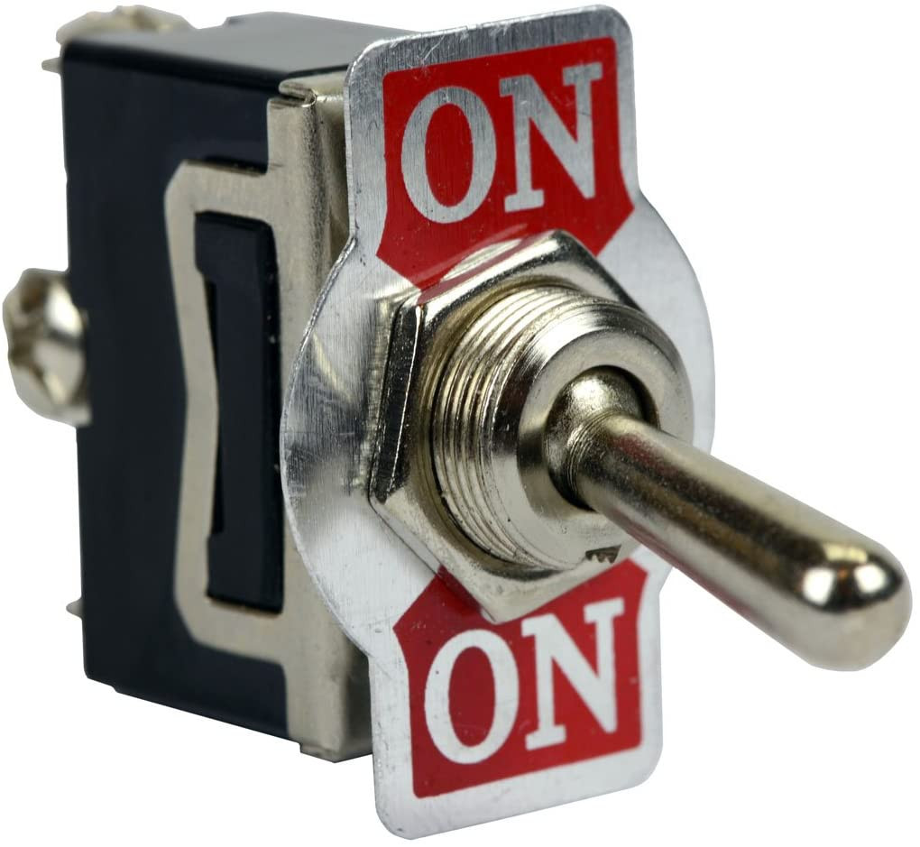 Heavy Duty 20A 125V ON-ON SPDT 3 Terminal Toggle Switch - TEMCo