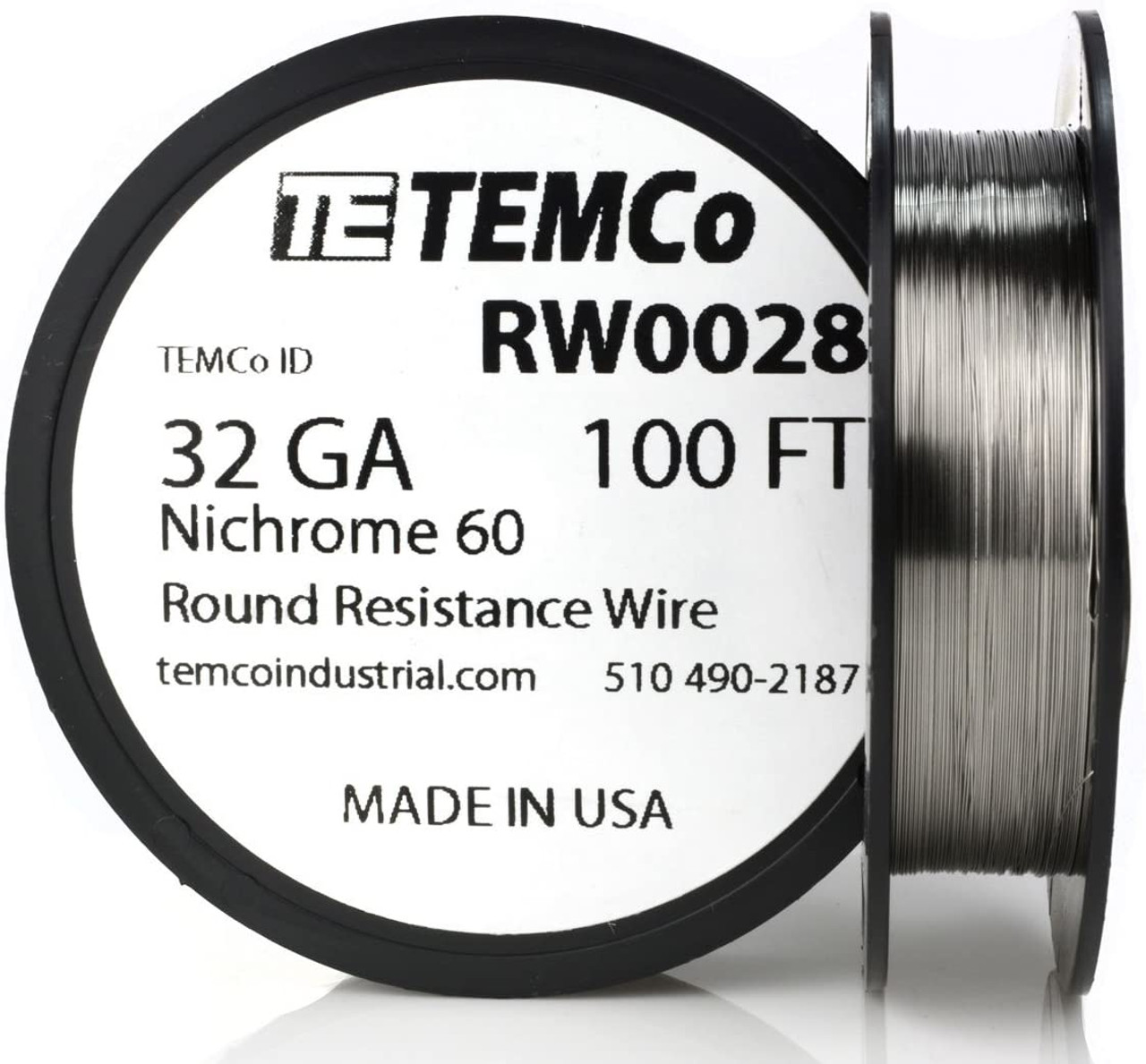 32 AWG 100 ft Nichrome 60 resistance wire.