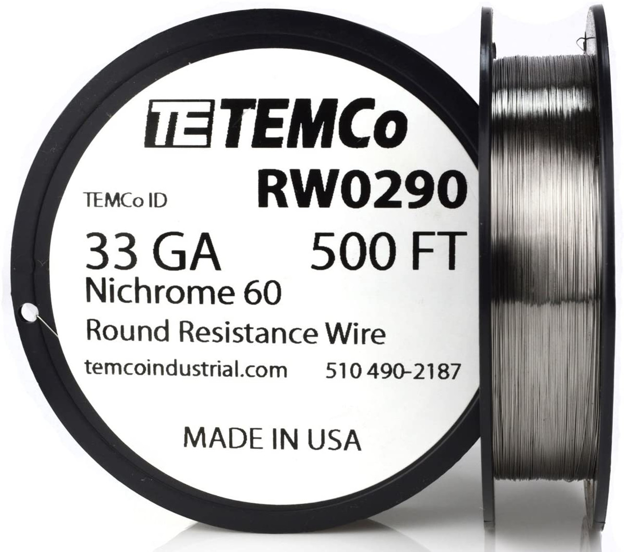 26 AWG 250 ft Kanthal A-1 round resistance wire. - TEMCo Industrial
