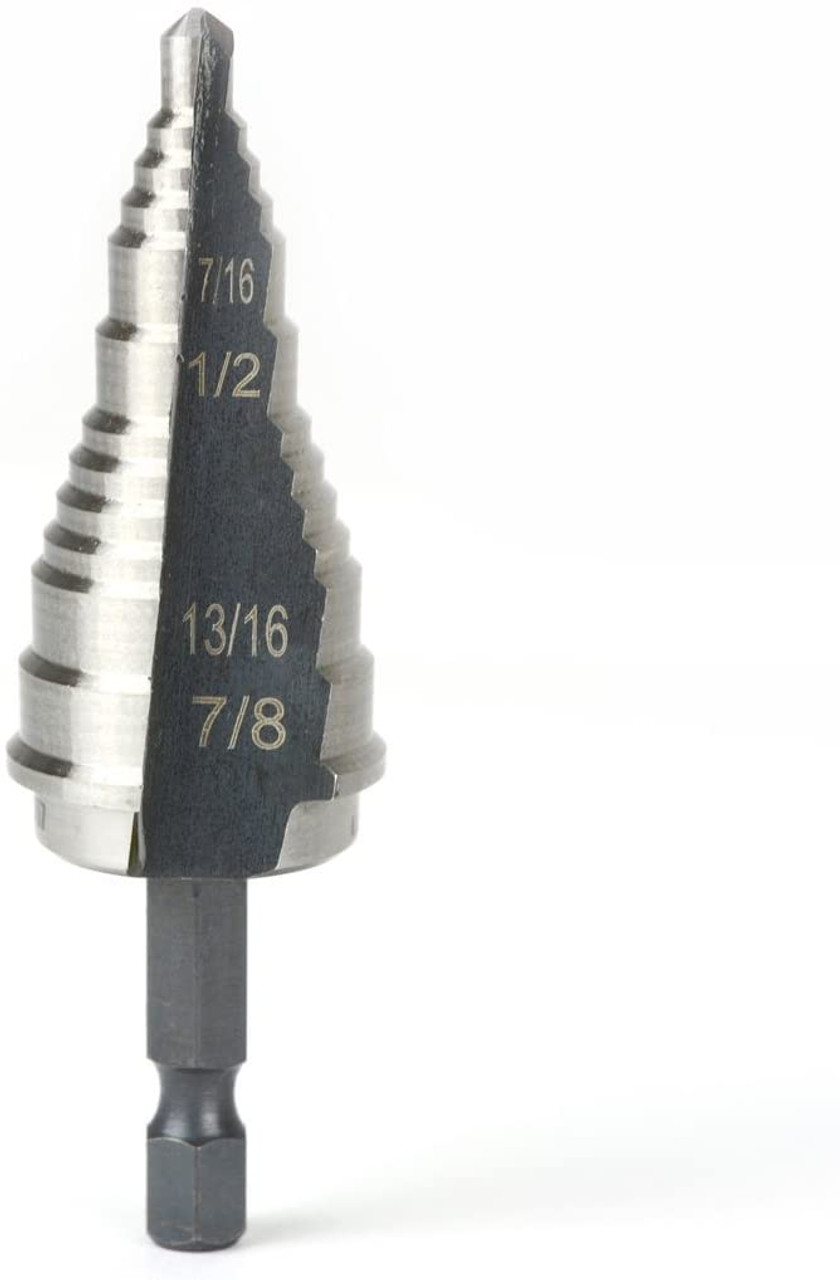 Step Drill Bit TH0357 - M35 Cobalt 3/16