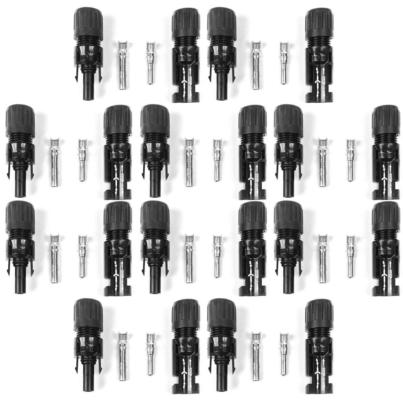 Staubli MC4 PV Solar Panel Cable Connector 10 Pairs - Made in USA