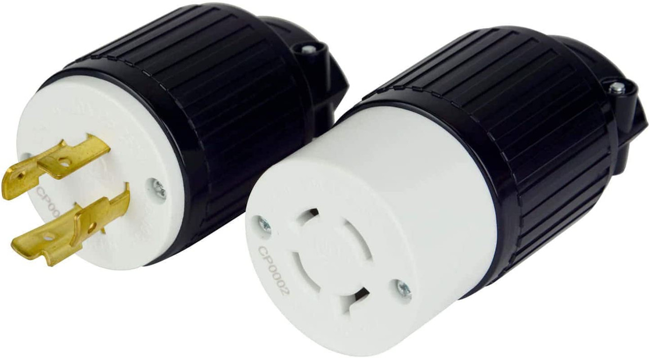 【CPC-L24】なこぉ TEMCO CP0029 - NEMA L14-20P Pair Plug 20A 125/250V Locking UL