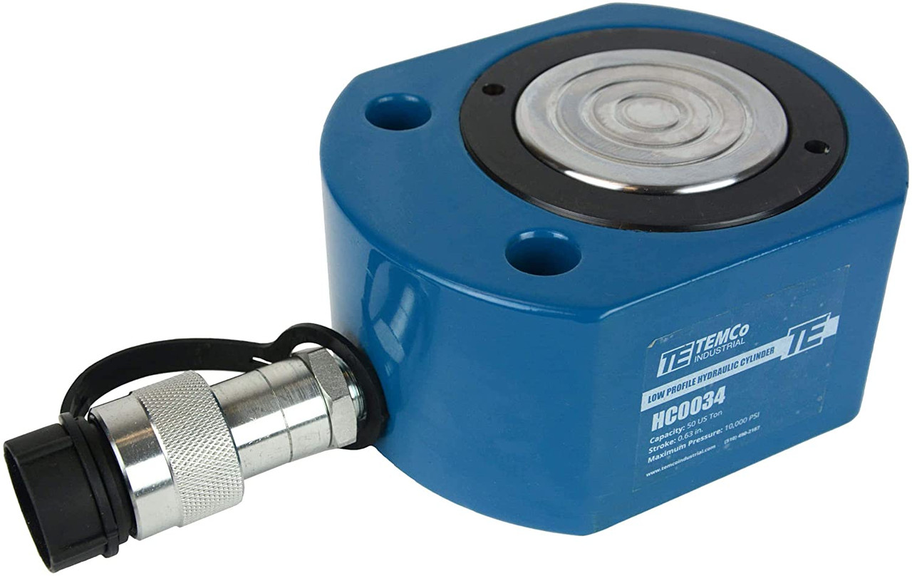 Low Profile Height Hydraulic Cylinder Puck 50 Ton, 0.63