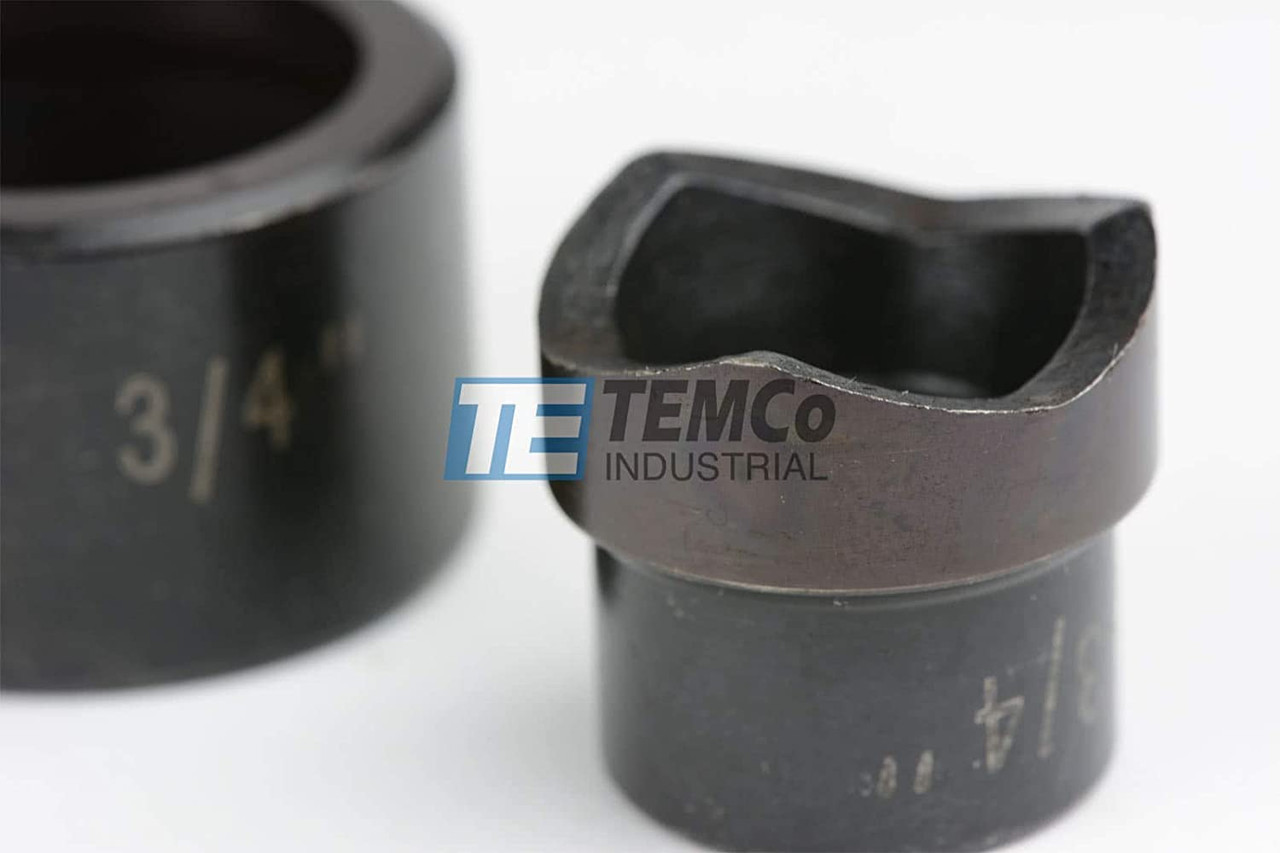 AMZCNC 2" Conduit Punch And Die For Hydraulic Knock Out Driver 3/4"-16UN Thread ((Conduit Hole Size) 2")(Actual Hole Size: 2.42") In Arabia | Whizz Knockout Punches