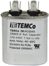 AC Electric Motor Run Capacitor RC0049 - 7.5 uf (mfd) 370/440 VAC Oval HVAC