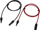 10 AWG Solar Wire Extension 5 Ft Black + 5 Ft Red with Staubli MC4 Connectors - Made in USA