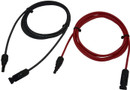 10 AWG Solar Wire Extension 10 Ft Black + 10 Ft Red with Staubli MC4 Connectors - Made in USA