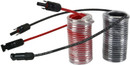 10 AWG Solar Wire Extension 25 Ft Black + 25 Ft Red with Staubli MC4 Connectors - Made in USA
