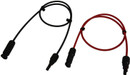 12 AWG Solar Wire Extension 2.5 Ft Black + 2.5 Ft Red with Staubli MC4 Connectors - Made in USA