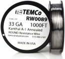 33 AWG 1000 ft Kanthal A-1 round resistance wire.