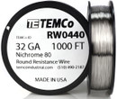 32 AWG 1000 ft Nichrome 80 resistance wire.