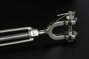 5/16" Jaw and Jaw Turnbuckle Open Body 316 Stainless Steel for Sailboat Rigging (10 Pcs)