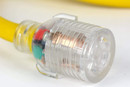 Cold Weather Generator Extension Power Cord  - 50 ft. Yellow