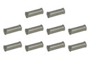 2 AWG Tin Plated Copper Butt Splice Connector - 10 Pack