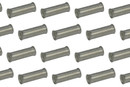 2 AWG Tin Plated Copper Butt Splice Connector - 25 Pack