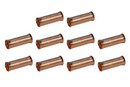 1 AWG Bare Copper Butt Splice Connector - 10 Pack