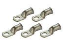 Tin Plated Copper Ring Terminal - 1/0 AWG, 3/8" Hole (5 Pack)