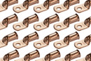 Bare Copper Ring Terminal - 2/0 AWG, 5/16" Hole (25 Pack)
