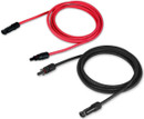 8 AWG Solar Wire Extension 25 Ft Black + 25 Ft Red with Staubli MC4 Connectors - Made in USA