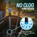 TEMCo Cordless Drill Powered Water Transfer Pump 160 GPM