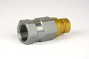 3/4" Female NPT Thread 1/2" Body Male Hydraulic Coupler ISO 16028 Flat Face Quick Connect
