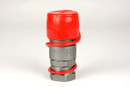3/4" Female SAE Thread 1/2" Body Female Hydraulic Coupler ISO 16028 Flat Face Quick Connect