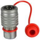 1/2" Female NPT Thread 1/2" Body Female Hydraulic Coupler ISO 5675 Ball Valve Quick Connect