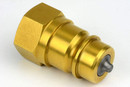 1/2" Female NPT Thread 1/2" Body Male Hydraulic Coupler ISO 5675 Poppet Valve Quick Connect
