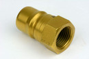 1/2" Female NPT Thread 1/2" Body Male Hydraulic Coupler ISO 7241B Poppet Valve Quick Connect
