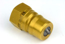 1/2" Female NPT Thread 1/2" Body Male Hydraulic Coupler ISO 7241B Poppet Valve Quick Connect