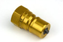 3/8" Female NPT Thread 3/8" Body Male Hydraulic Coupler ISO 7241B Poppet Valve Quick Connect