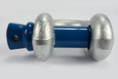 7/8" D Ring Bow Shackle Screw Pin Clevis 6.5 Ton