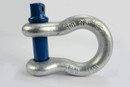 7/8" D Ring Bow Shackle Screw Pin Clevis 6.5 Ton