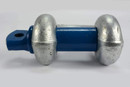 1 1/8" D Ring Bow Shackle Screw Pin Clevis 9.5 Ton