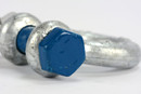 1/2" 2 TON D Ring Shackle Screw Pin Clevis Safety Bolt G2130 Style