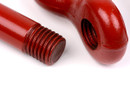 RED _Ó 4 Ton D Ring Shackle (1 Pack) Screw Pin Clevis (Pin Diameter: 0.87)