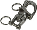 2-3/4" Jaw Swivel Snap Shackle 316 Stainless Steel for Sailboat Spinnaker Halyard